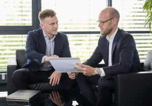 Niklas Kamm (li.) und Sven Sontowski